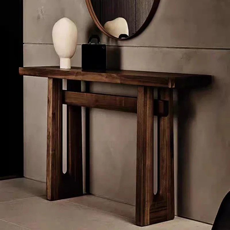 طاولات وحدة تحكم بتصميم جمالي فريد، طاولة وحدة تحكم أنيقة وبسيطة، أثاث غرفة المعيشة Mesa De Recibidor De Entrada