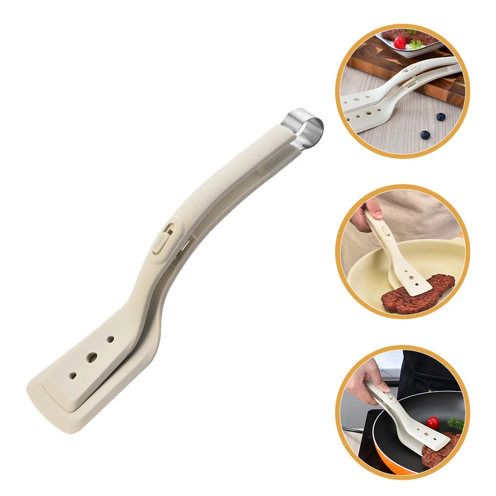 

Silicone Fish Spatula Steak Food Spatulas Tongs Fried Eggs Kitchen Stainless Steel Grilling Turner