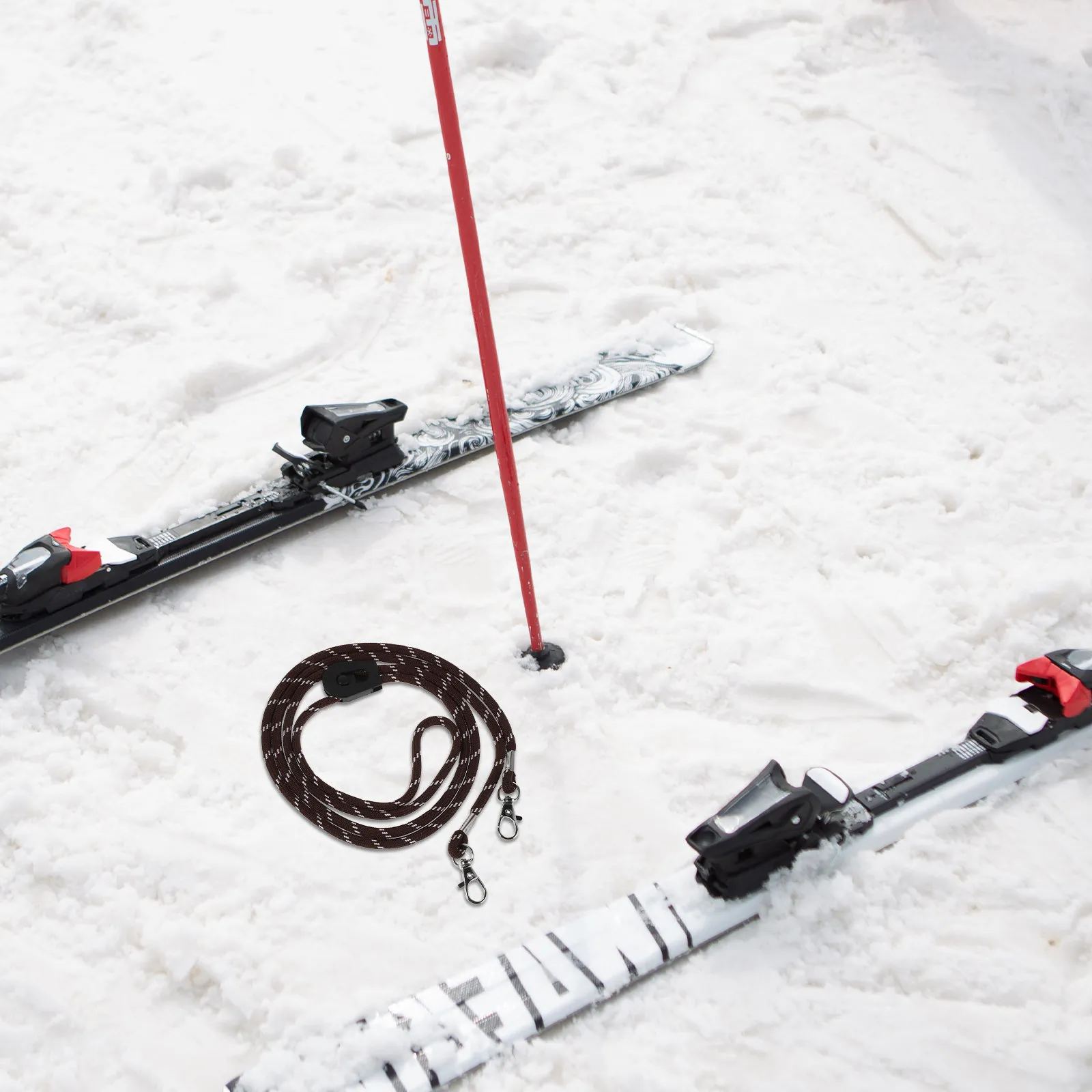 

Adjustable Winter Gloves Leash Coffee Anti-Lost Neck Rope Ski Snowboard Glove Lanyard Clips Outdoor Sports