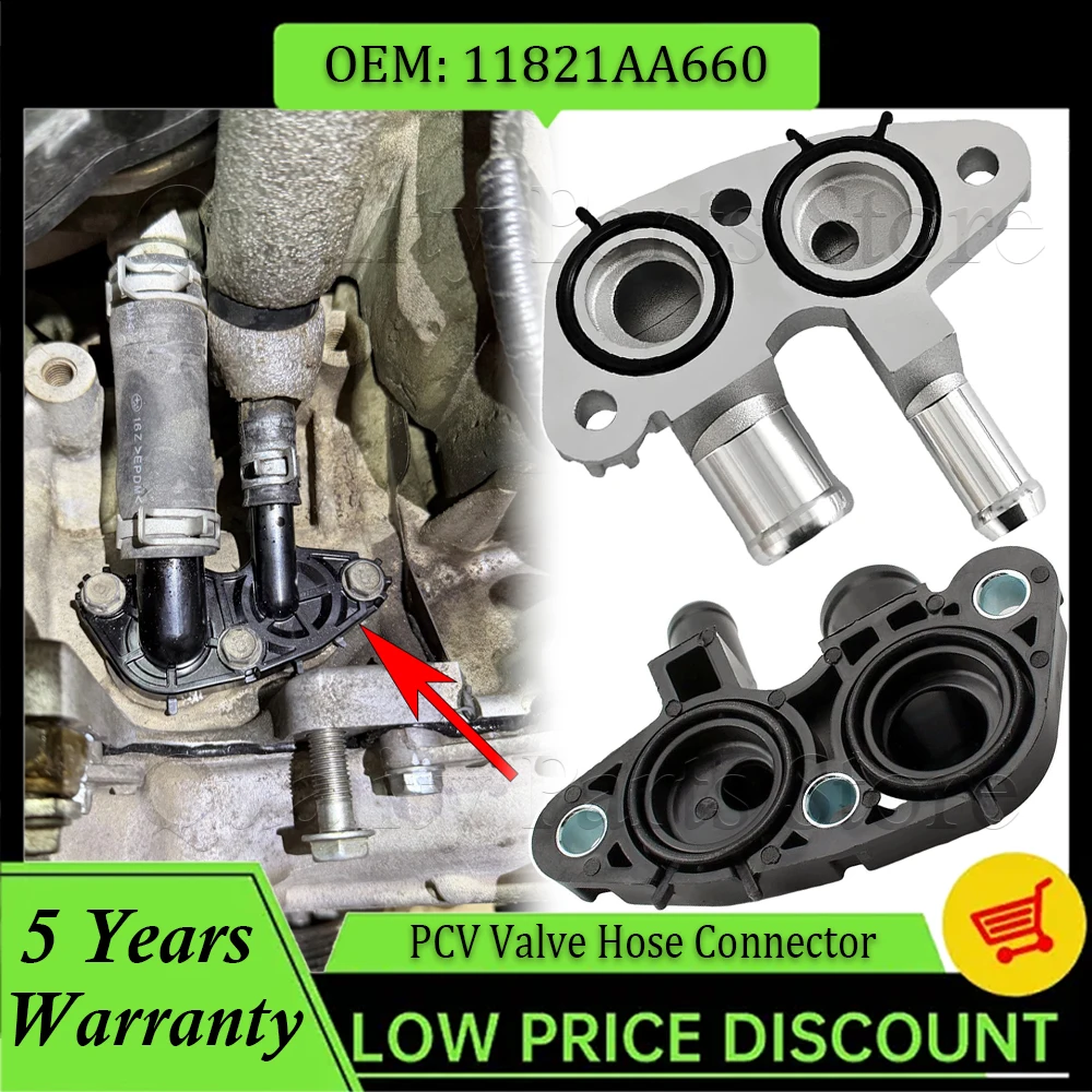 11821AA660 1PC New Oil Water Separator Crankcase Breather Hose Connector For Subaru BRZ WRX Forester Impreza Legacy Outback XV
