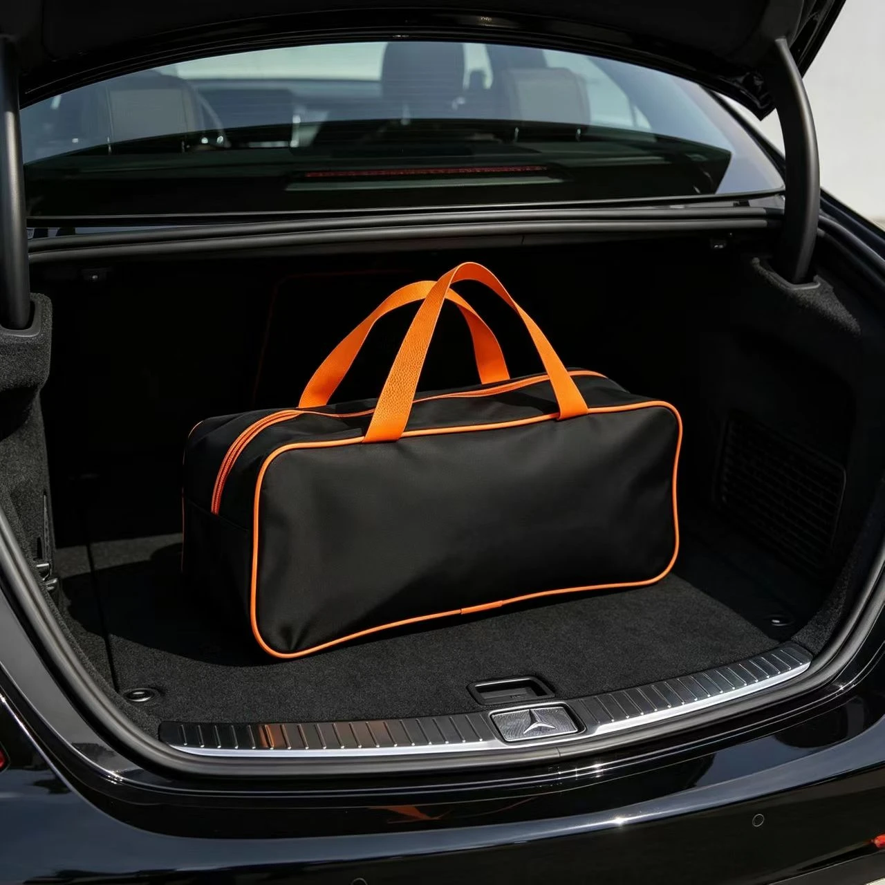 Thick Oxford Cloth Large Handheld Tool Bag, Multifunctional Storage Case for Auto Repair & Outdoor Camping