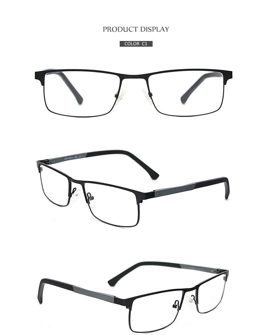 X110 Metall 2 in 1 neuen Stil Magnet clip auf Brille Rahmen polarisierte Sonnenbrille für Männer optische Computer brille uv400 – Detail 6