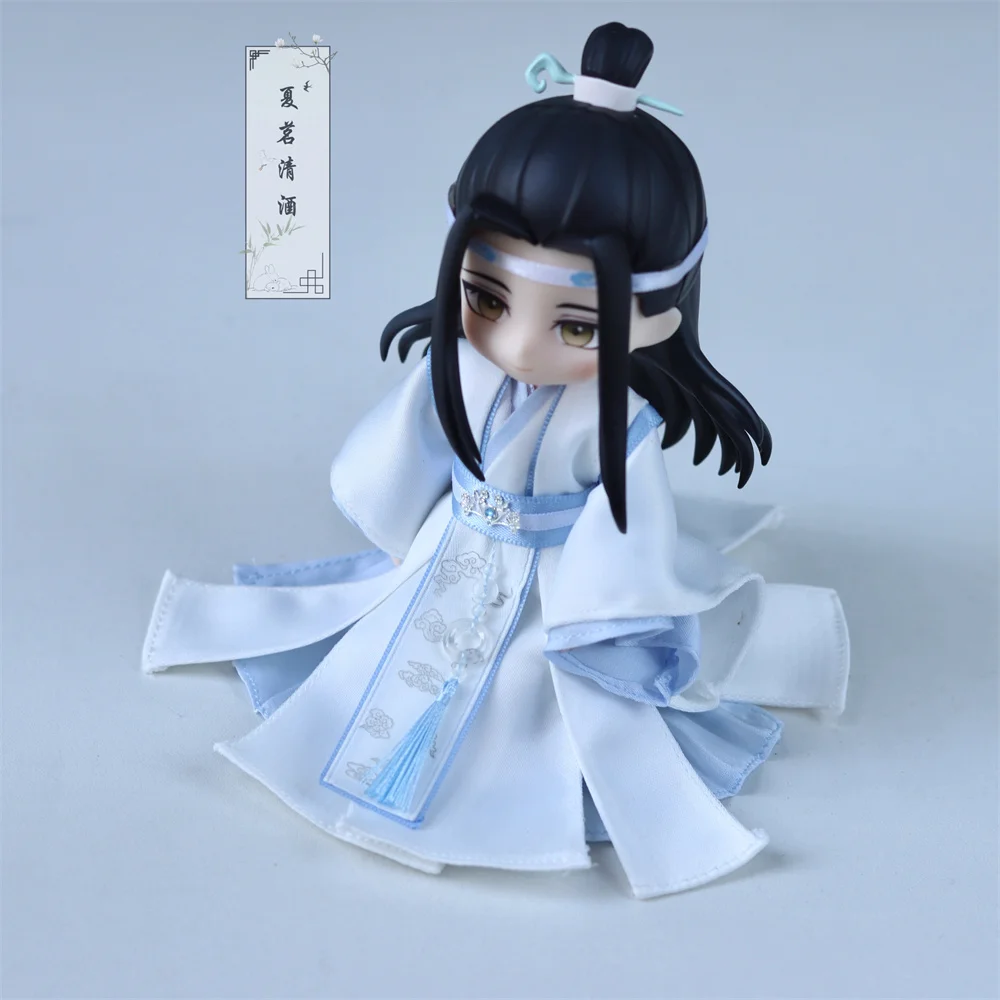 Anime MDZS Mo Dao Zu Shi Lan Wangji disfraz antiguo hecho a mano OB11 P9 P10 ropa de Cosplay Original para niños, regalo