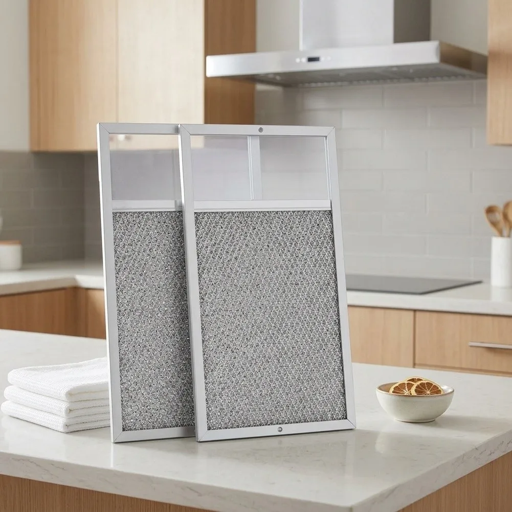 Long Lasting Kitchen Filter Replacement Filter Range Hood Filter High Efficiency Filtration Tool-free Installation
