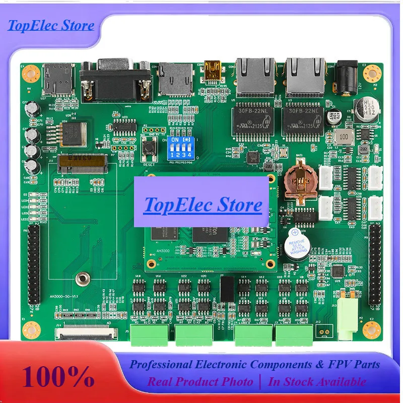 ToPESsAH3000 Nuvoton MA35D1 Core Board, Multi-core Heterogeneous, 17 Serial Ports, 4 CANFD, Dual Gigabit Ethernet, LCD MA35D16A8
