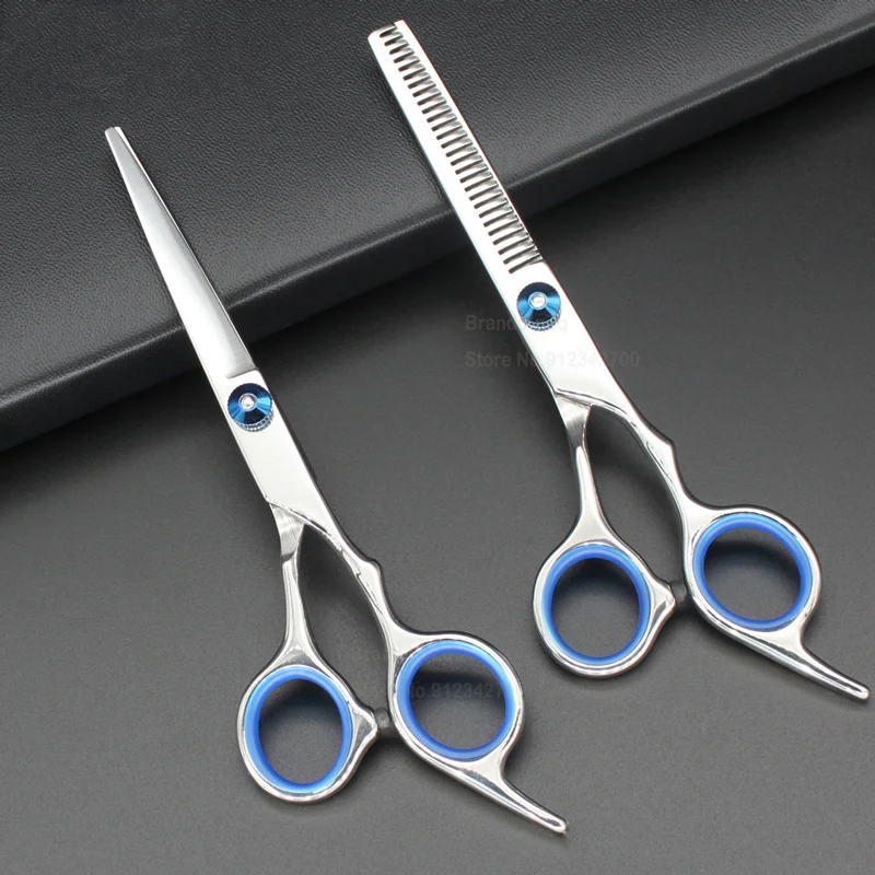 ZqZq Hairdressing Scissors 6 Inch Hair Scissors Professional Barber Scissors Cutting Thinning Styling Tool Hairdressing Shear