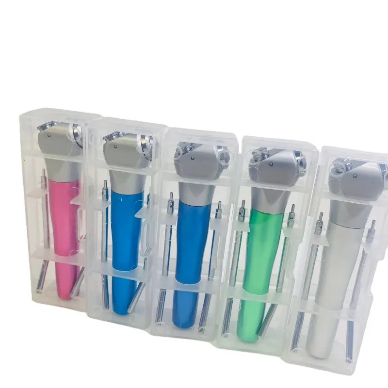 Color 3-Way Air Water Syringe Spare Parts For Dental Unit Chair, Triple Syringe With Two Nozzle Tips Dental Clinic Accessories