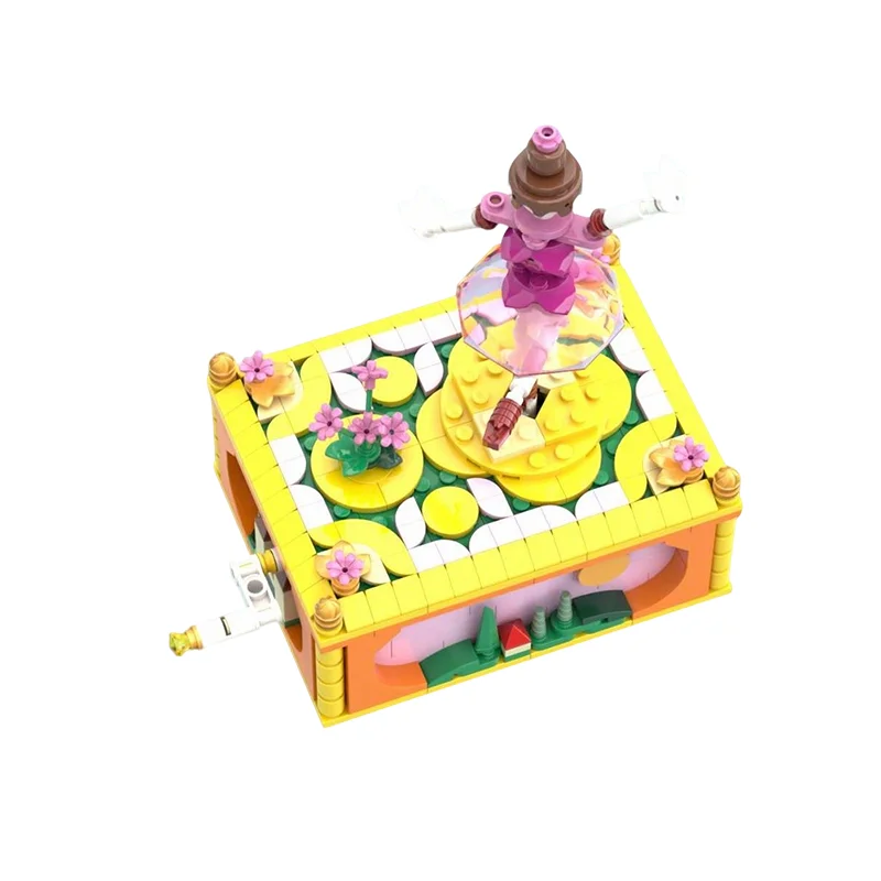 ตัวต่อ MOC นักเต้นบัลเล่ต์ 453 ชิ้น ของเล่น DIY สร้างสรรค์ ของขวัญคริสต์มาส ไอเดียสร้างสรรค์ ตัวต่อเสริมพัฒนาการเด็ก