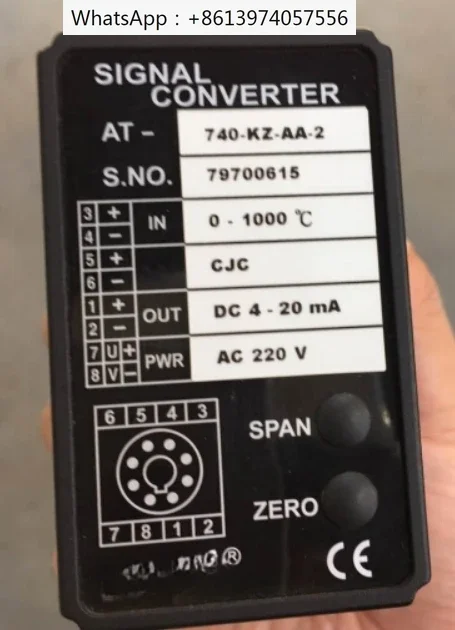 SIGNAL CONVERTER AT-740-VZV-22-2 AT-740-VZI-2A-2 AT-740-LCZ-SS2-2 AT-740-PMZ-32-3 AT-740-SHZ-AA-2