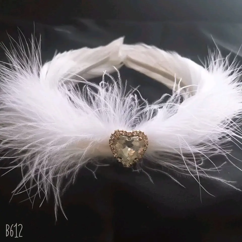 GOHYPDUG Swan Lake Headwear Feather ballet costume accessories Headwear