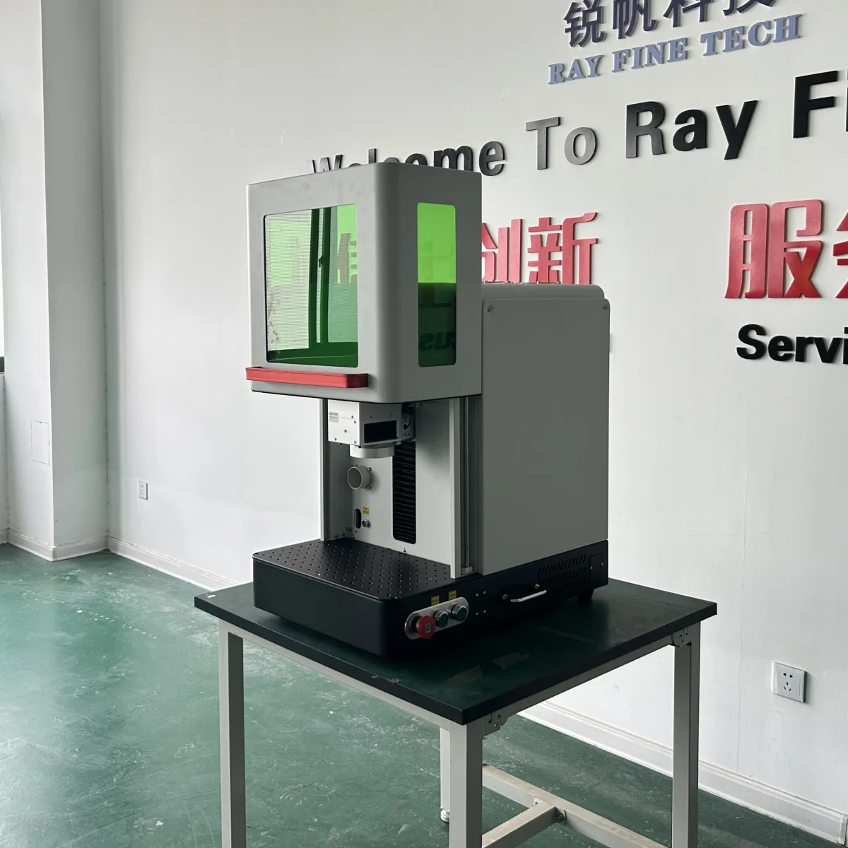 CE Standard Fully Enclosed Safer Record Meatl Fiber Laser Marking Machine 30w 50w 100W Engraving Machines