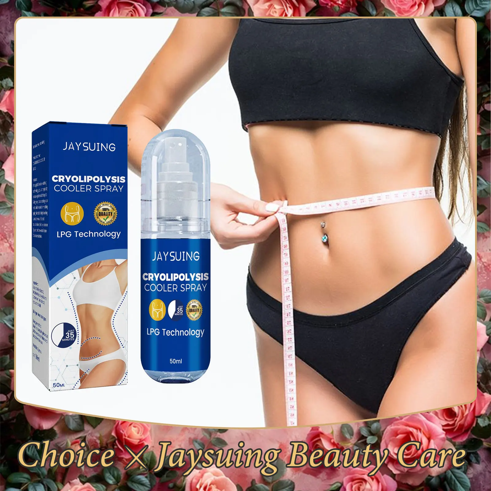 

Body Slimming Spray Cryolipolysis Cooler Fat Burning Firm Sagging Treatment Moisturize Belly Arms Waist Legs Shaping Essence Oil