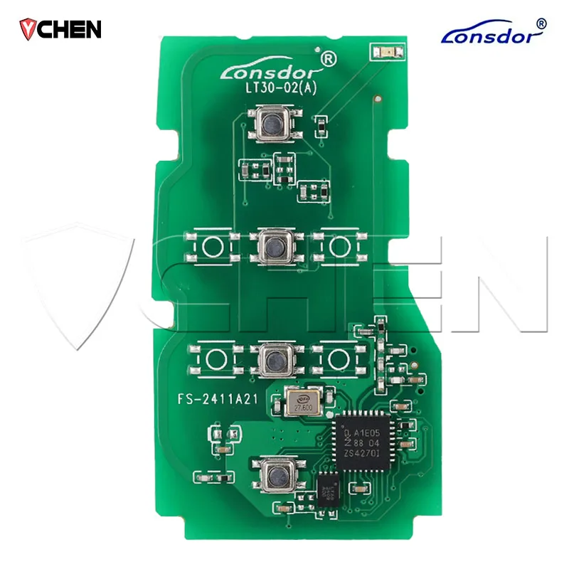 Lonsdor LT30-02 Smart Key Fob PCB 4A Universal for Toyota K518 K518ISE KH100+ Generate Support Board 2561/1320/2550/0110/2000