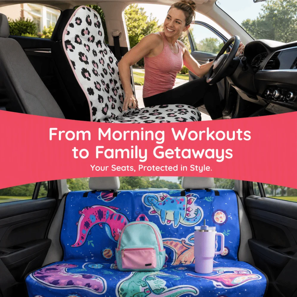 Throw Over Waterproof Car Seat Cover Sweat-Proof Stain-Resistant Seat Protector Anti-Slip Cushion Cover Post-Gym
