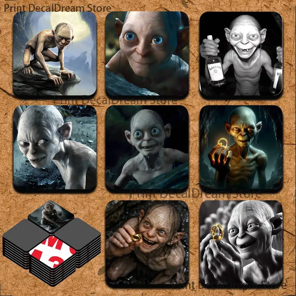 L-LordS of R-Rings G-Gollum Cute Cartoon Anime Refrigerator Magnets Soft Magnetic Heat Transfer Refrigerator Magnets Gift