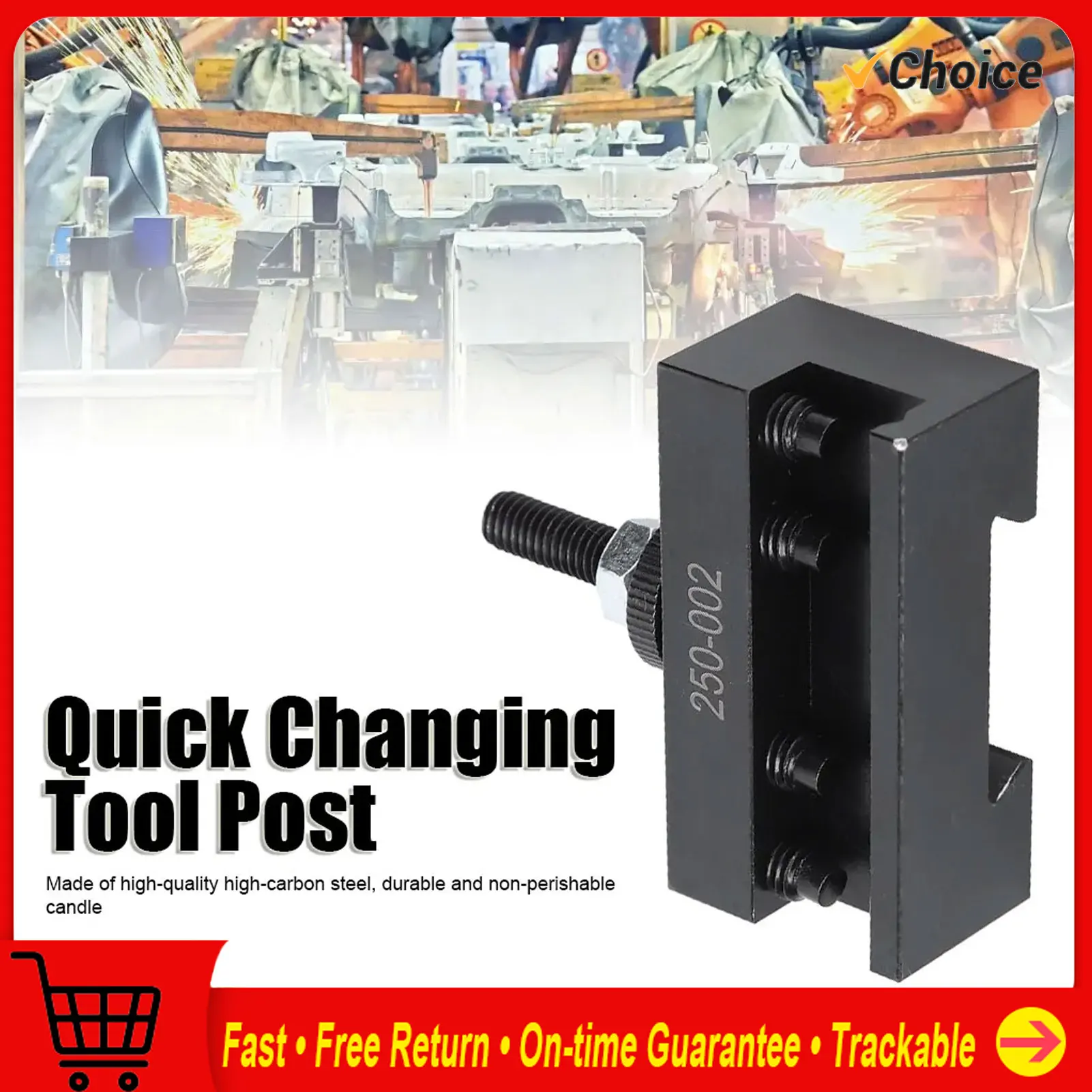 250-001 Quick Changing Tool Post Quick Changing Tool Post CNC Turning HighCarbon Steel Lathe Tool Holder Tool Holder