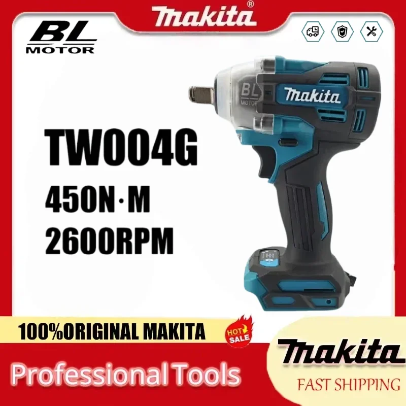 

Makita TW004G Brushless Impact Wrench Electric Battery Ergonomic Handle for Car Tire Lug Nut Automotive Repair Power Tool