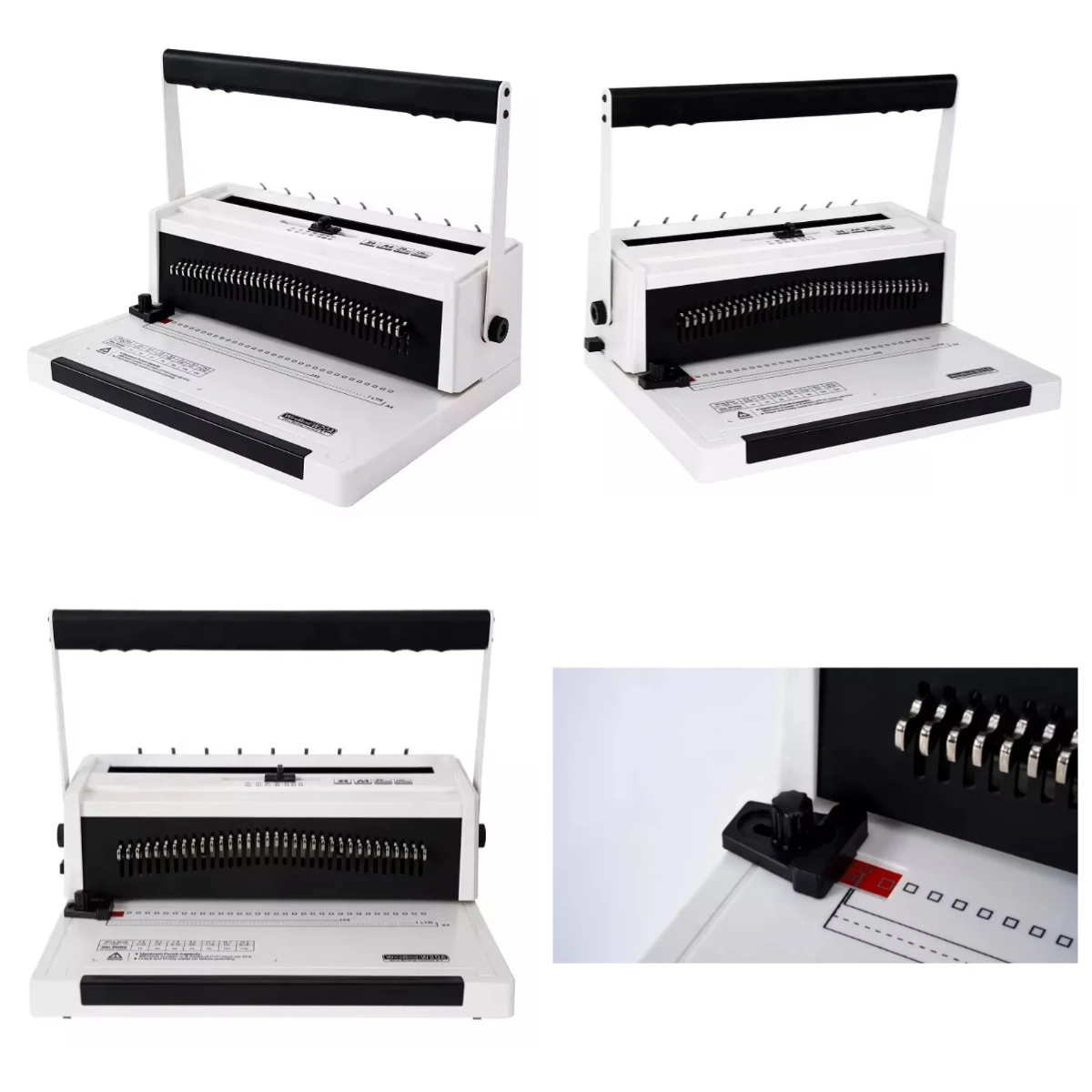 

WJW W20A 34 Holes Binder 6.7nkgs Manual Double Loop Wire Binding Machine