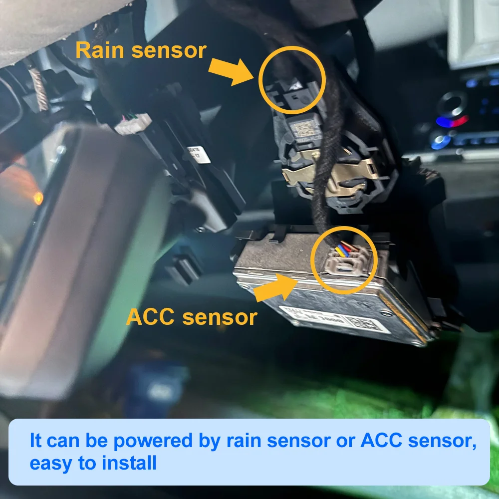 الصندوق الأسود الأمامي والخلفي لسيارة Hyundai Santa Fe Left Drive 2019-2025/ Right Drive 2025-2026، FITCAMX Dashcam DVR لديه مستشعر WIFI G #5