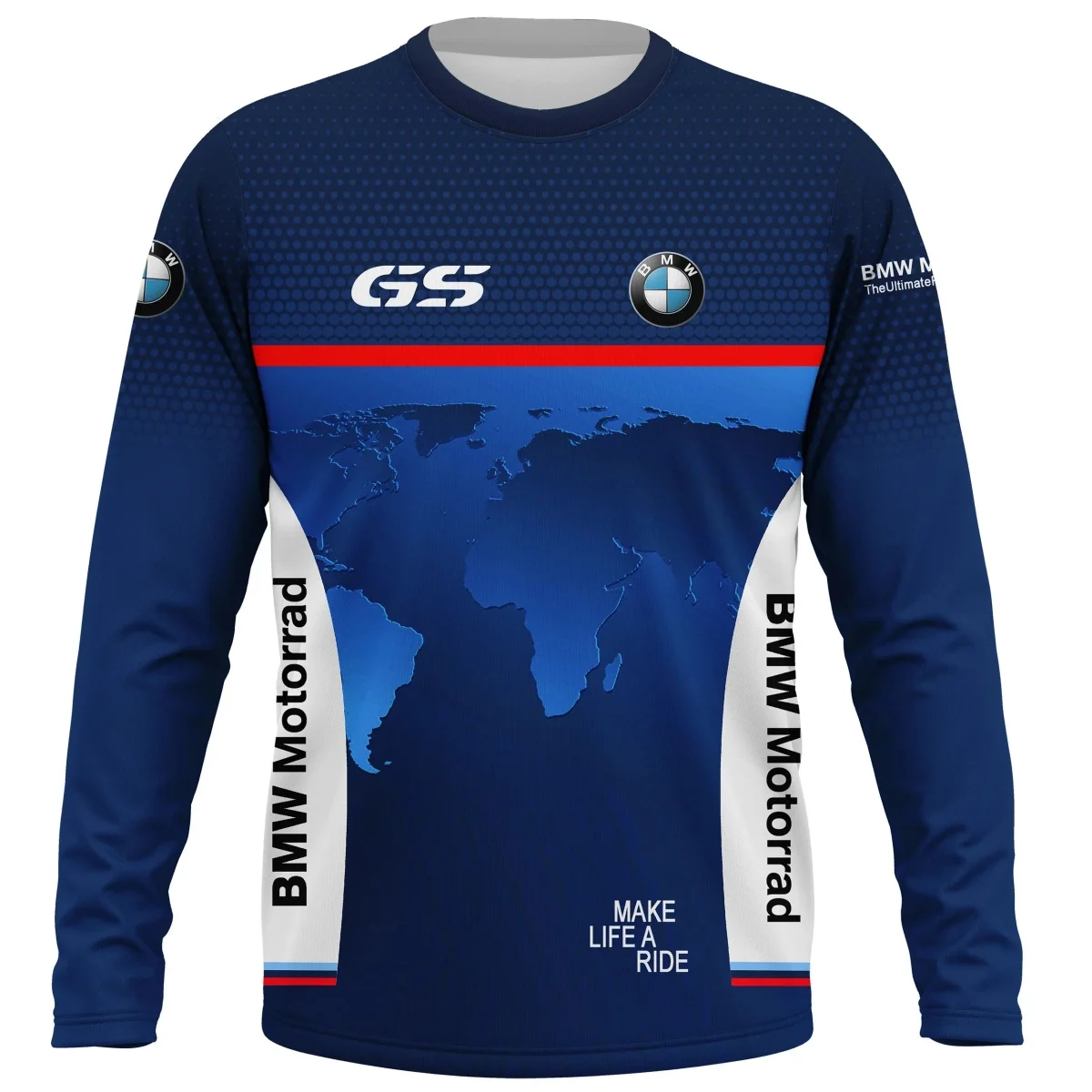 

BMW Racing Motorcycles, Cars, Sports Round-neck Long-sleeved T-shirts, Breathable And Quick-drying Clothes For Men And Women