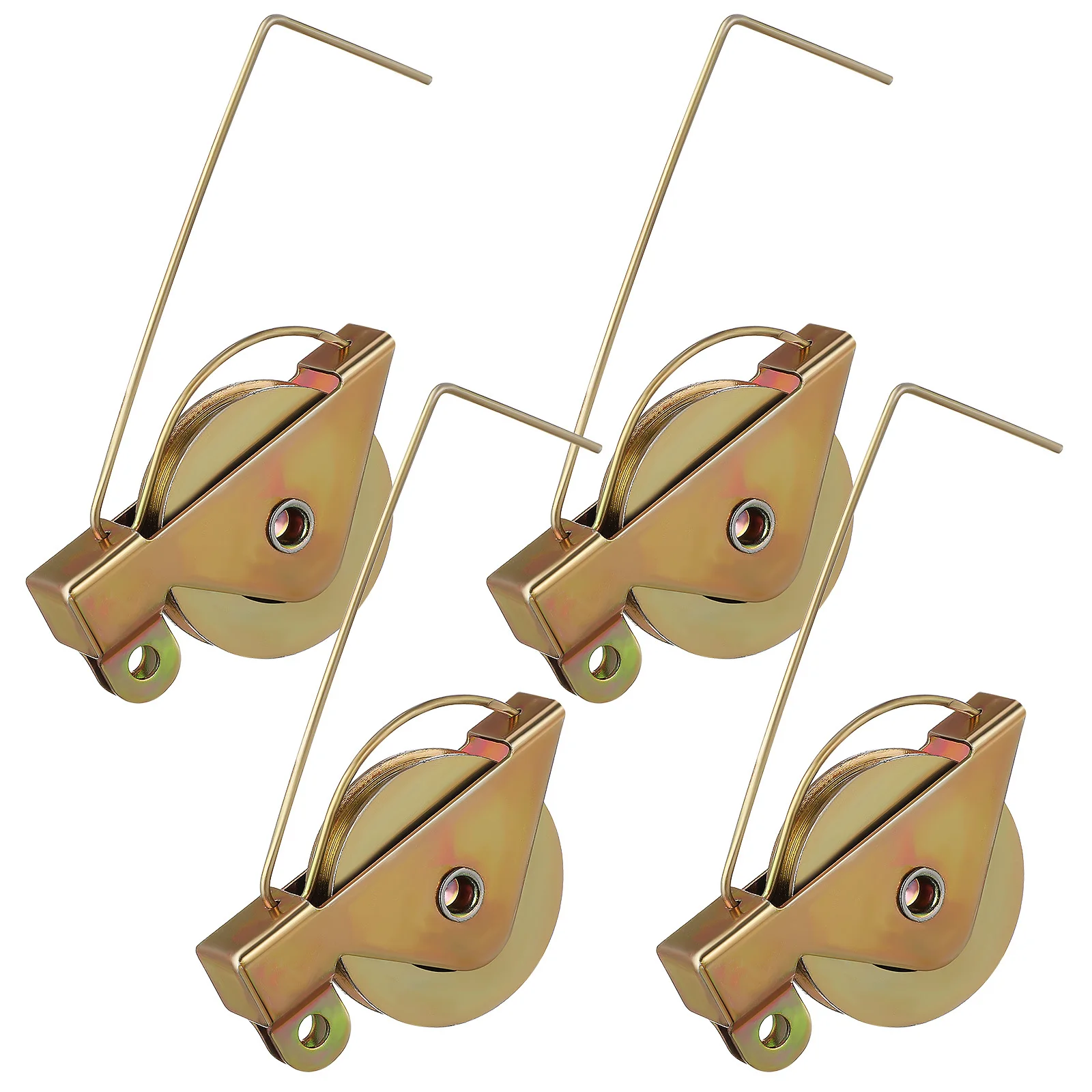 

4pcs Sliding Door Window Rollers Replacement Metal Screen Door Rollers Smooth Operation For Patio Glass Doors Tension Spring