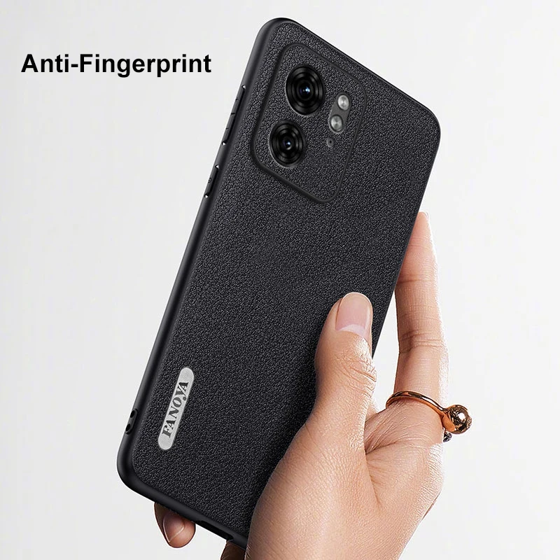 Luxury PU Leather Case For Motorola Edge 40 Edge40 Neo Back Cover Silicone Protection Phone Case For Motorola Moto Edge 40 Neo