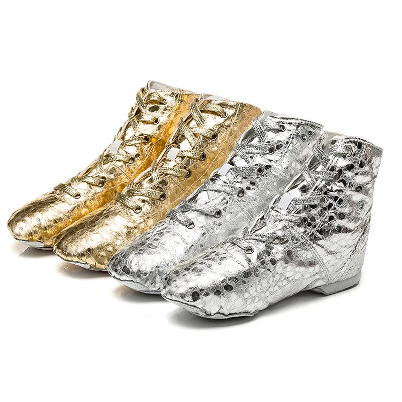 Women Jazz Shoes Split Sole Dance Boots Ballet Dance Shoe for Men Ballet Dancing Sneakers for Child Adults Indoor Soft Ballet