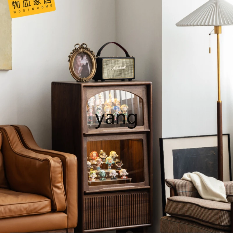 

CX Wood Solid Wood Chest of Drawers Living Room Storage Cabinet Bedroom and Household Floor Chest of Drawer TV Side Cabinet