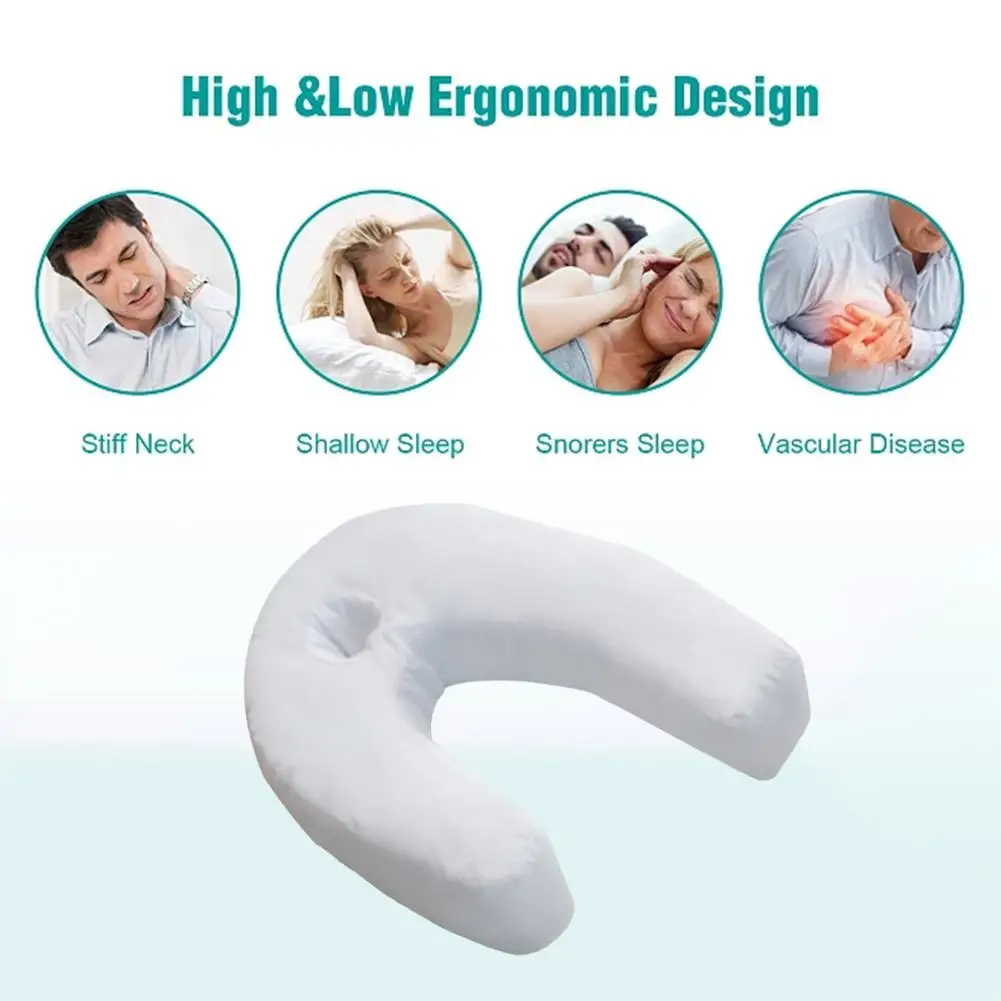 

1PCS U-shaped Lumbar Side Sleeper Cushion Maternity Side Sleeper Pillow Pregnancy Support Pillows Hold Neck Spine Protection