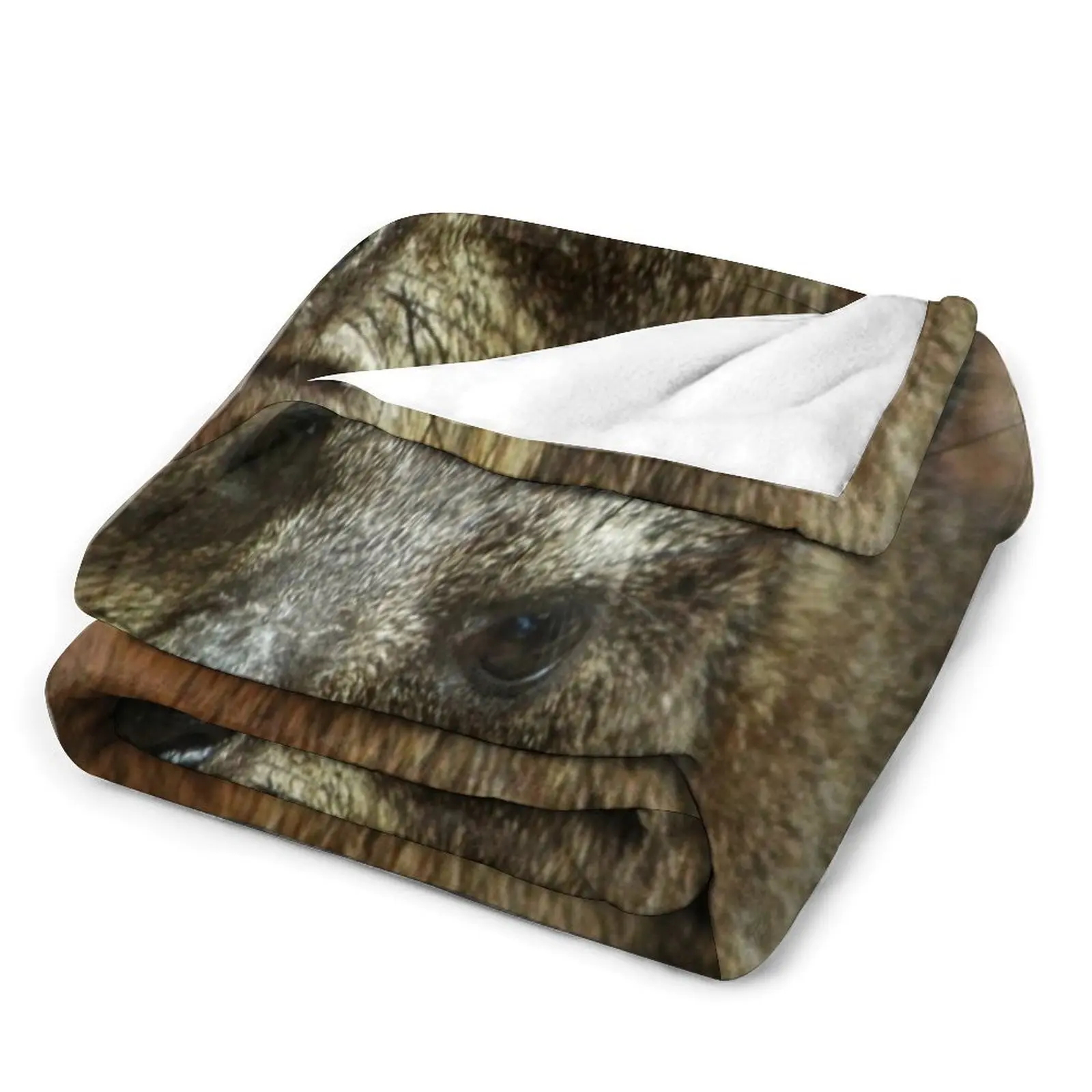 Close up of rock hyrax Throw Blanket Luxury for winter Multi-Purpose Thermal Blankets