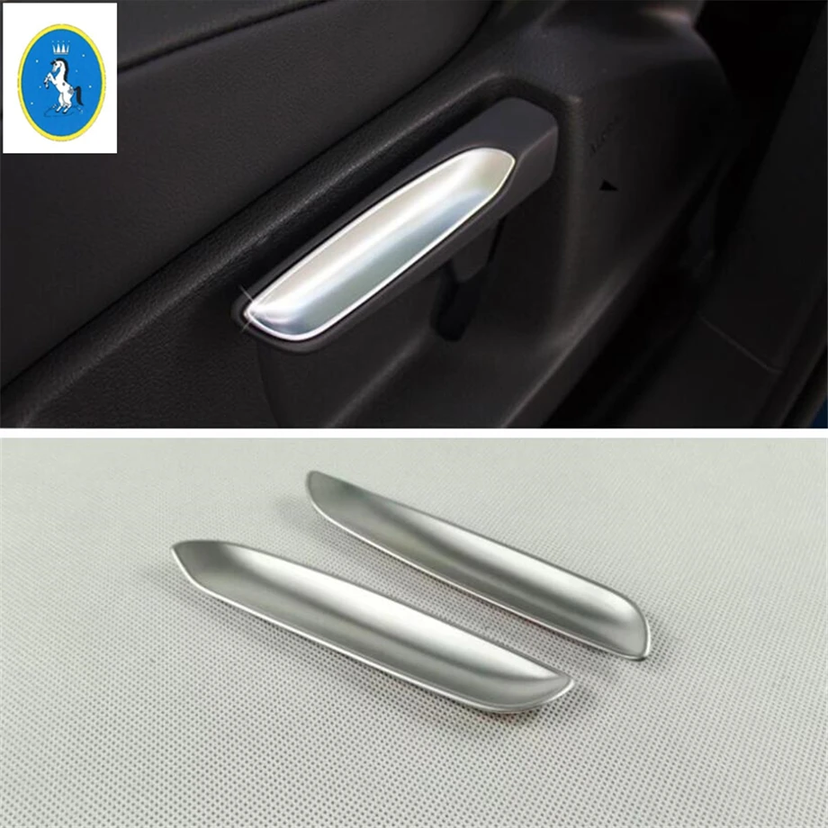 Auto Seat Adjust Adjustment Backrest Handle Decor Panel Cover Trim For Volkswagen T-Roc T Roc 2018 - 2023 Interior Accessories