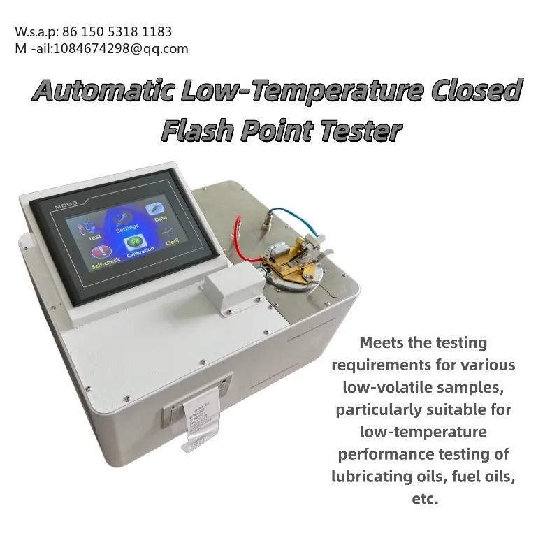 High-Precision, Fully Automatic Low-Temperature Closed-Cup Flash Point Tester; Asphalt Testing Equipment