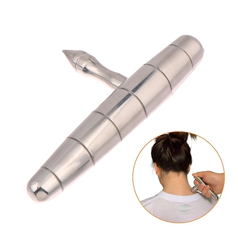 T-Type Stainless Steel Manual Deep Tissue Massage Tool Target Trigger Point Massage For Pain Relief Full-Body Fascial Relaxatio