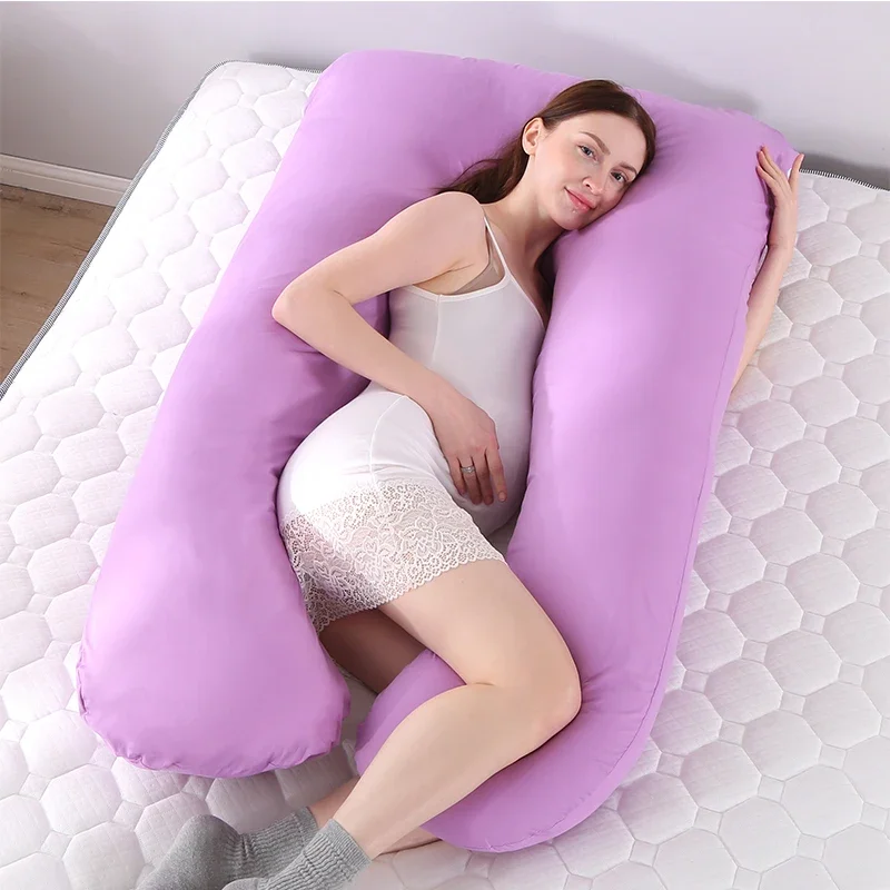 Almohada multifuncional para mujer embarazada, cojín en forma de U para amamantar, soporte de cintura para dormir, maternidad, lactancia