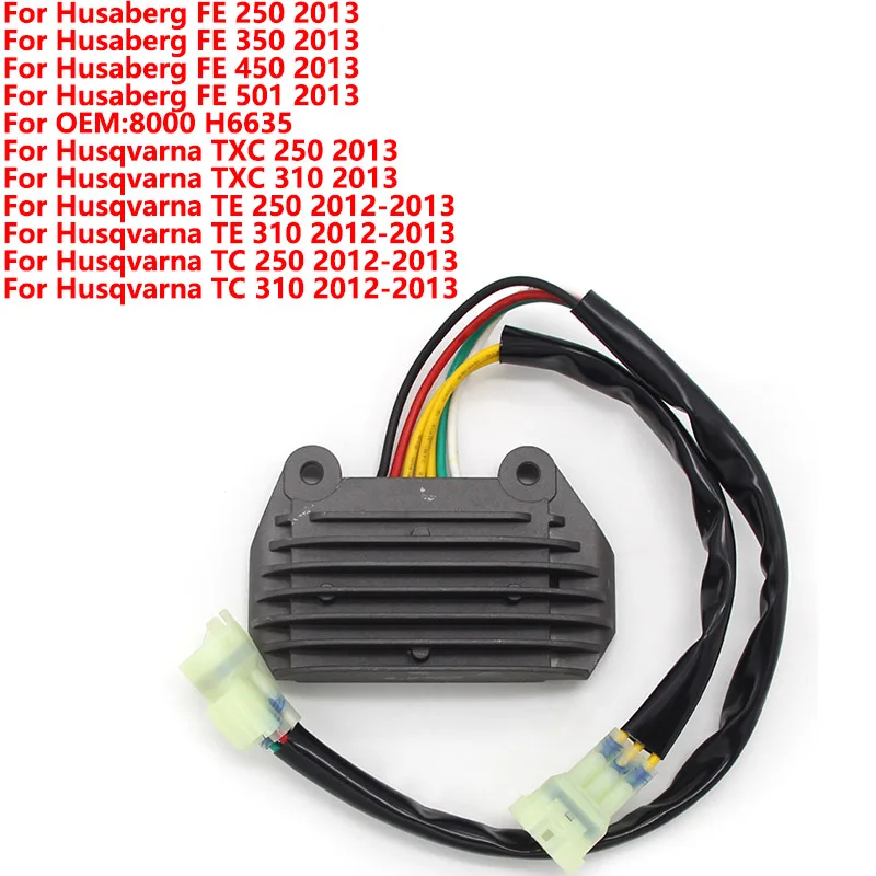 

Для Husaberg FE 250 350 450 501 для Husqvarna TXC 250 310 TE 250 310 250 3108000 H6635 регулятор напряжения, выпрямитель