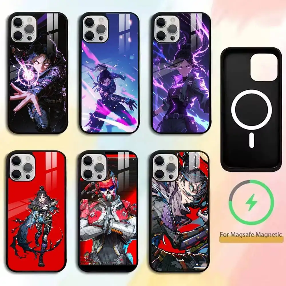 

Apex Legends Phone Case For iPhone17,16,15,14,13,12,11 Plus,Pro Magnetic with Magsafe Wireless Charging