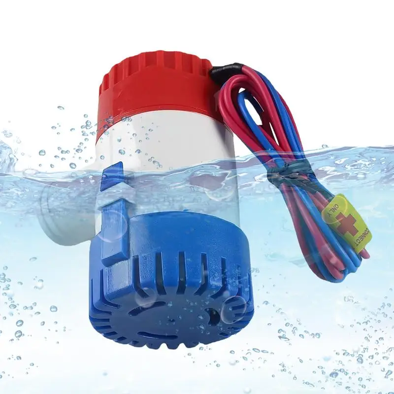 1100Gph Marine Electric Bilge Pump 12/24V Marine Submersible Ship Water Pump Electric Bilge Water Pump For Ship Caravan RV