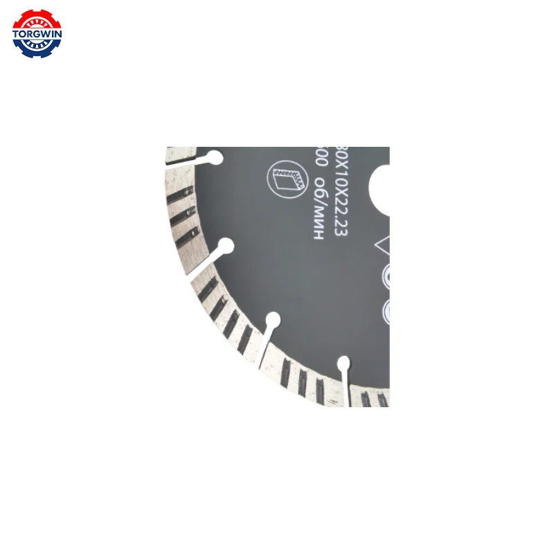 125/180/230Mm * 22.23Mm Diamant Zaagblad Spiraalvormige Teet Droog Snijden Schijf Voor Marmer Beton porselein Tegel Graniet Quartz Stone