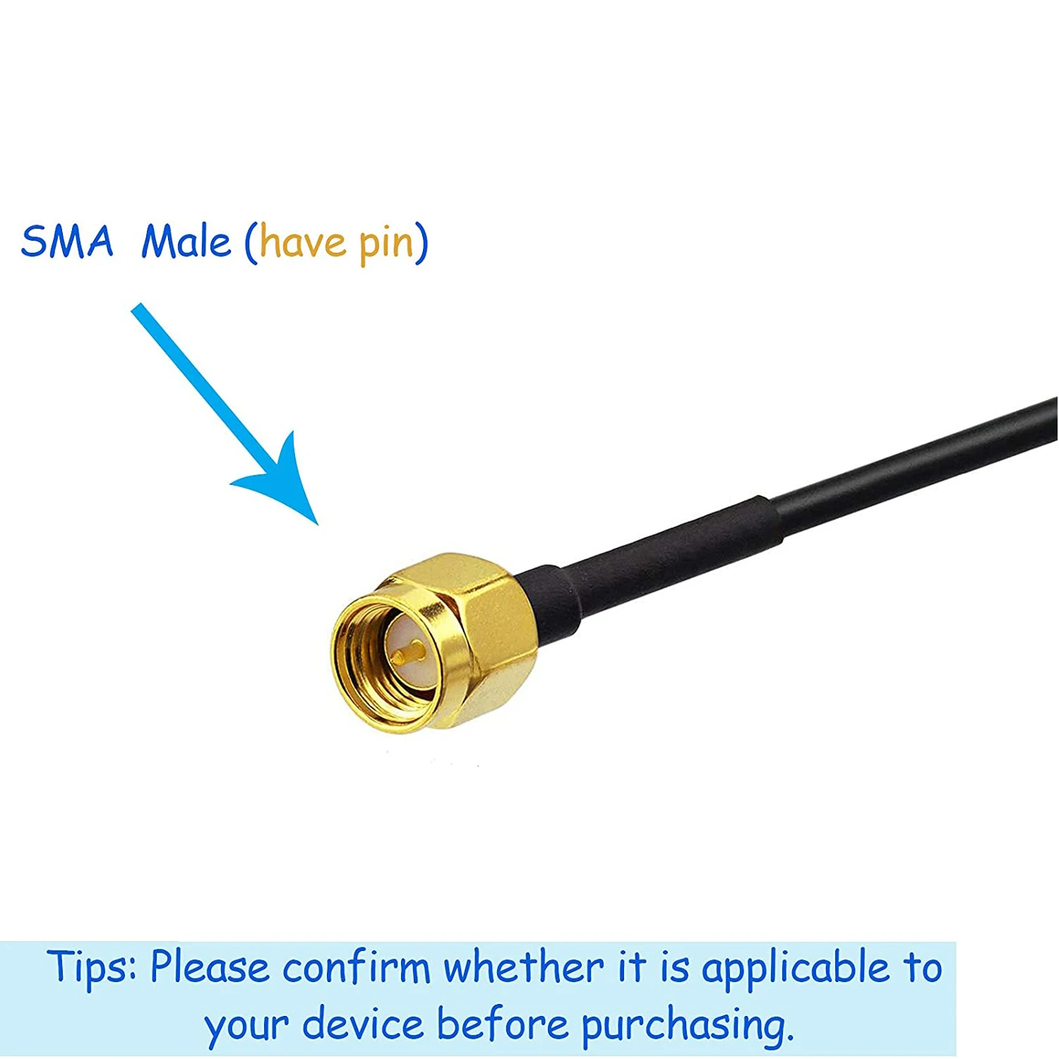 Dual Band WiFi 2.4GHz 5GHz 5.8GHz 9dBi Magnetic Base SMA Male Antenna for Wireless Vedio Security Camera Surveillance