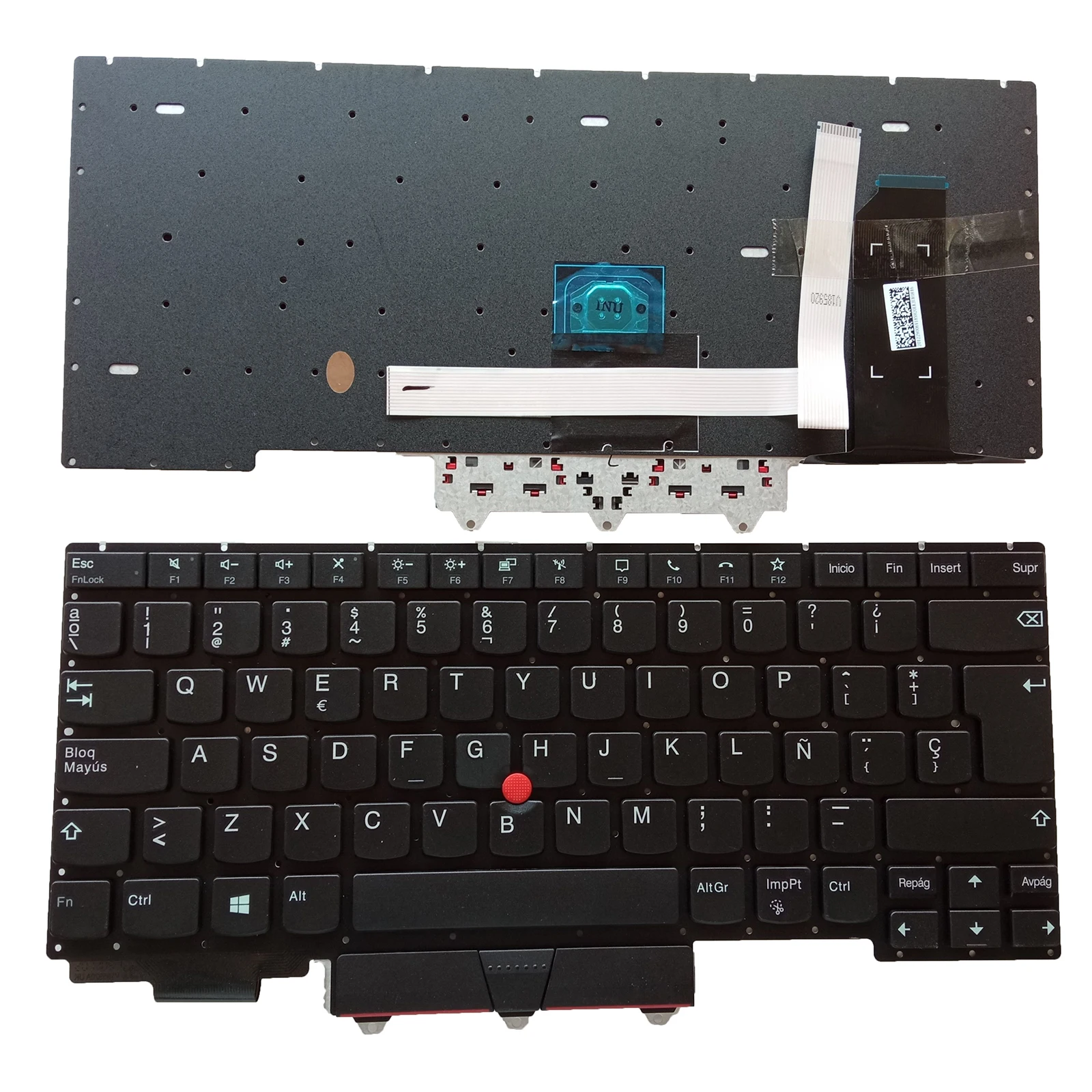 

New Spanish Keyboard for Lenovo Thinkpad E14 Gen 2 (20T6 20T7 20TA 20TB) no frame