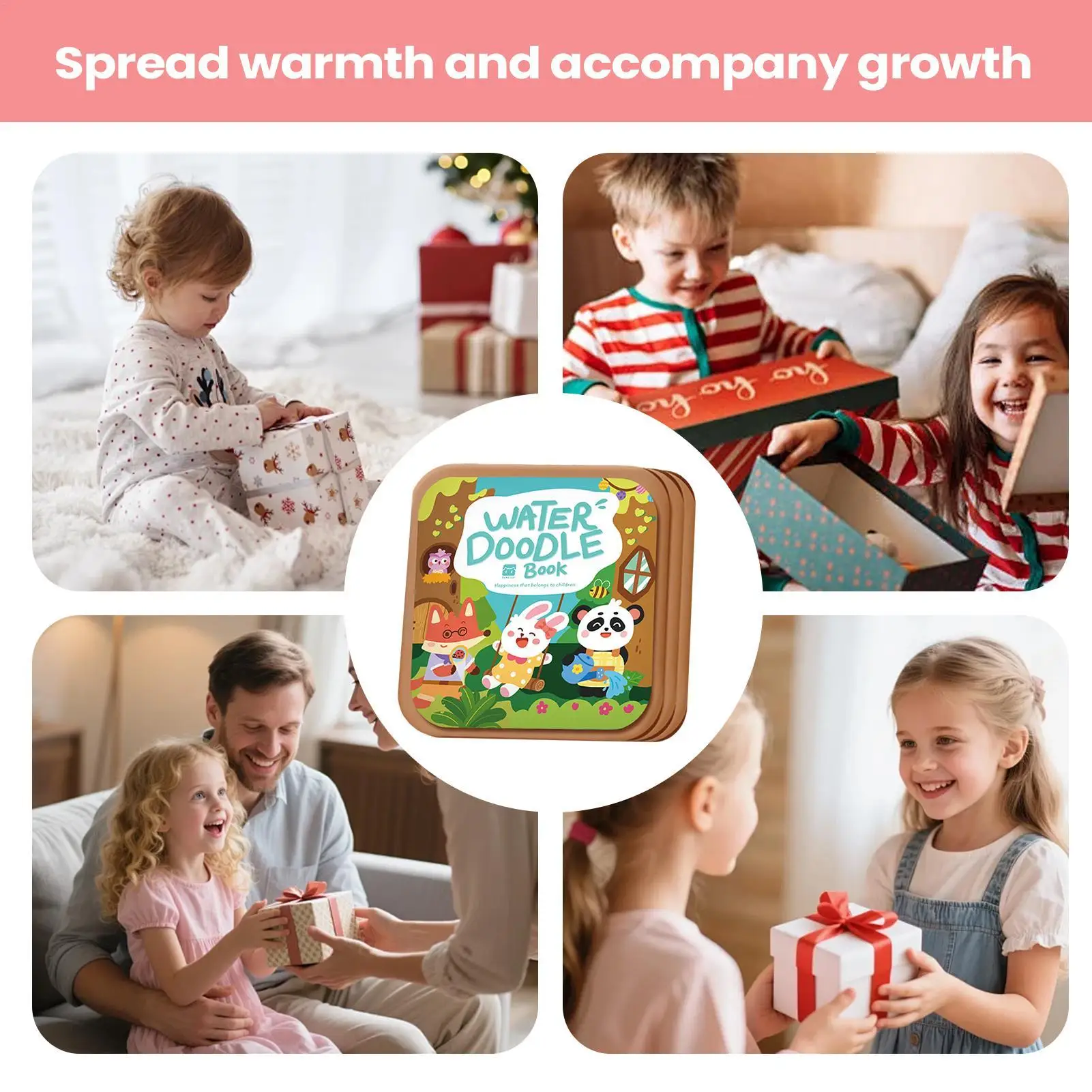 새로운 재사용 가능한 매직 드로잉 북 어린이용 몬테소리 조기 교육 물 색칠 장난감 어린이 선물 물 드로잉 북