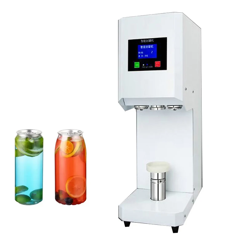 

Automatic Can Sealing Machine Milk Tea Shop Beverage Can Sealing Machine Aluminum Beer Can Sealer Cola Seal Machine