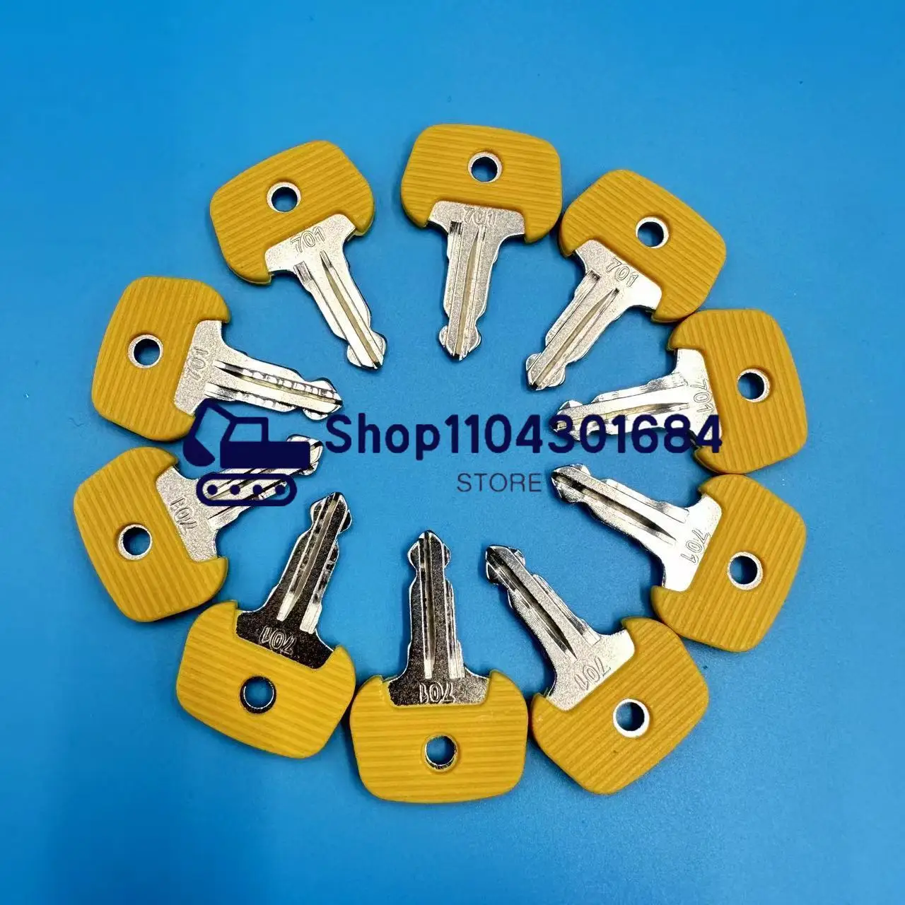 

10pc 701 Ignition Key for Jungheinrich Ant BT Komatsu Tcm Mic Jungheinrich Forklifts, Ants, for Subway Trucks.