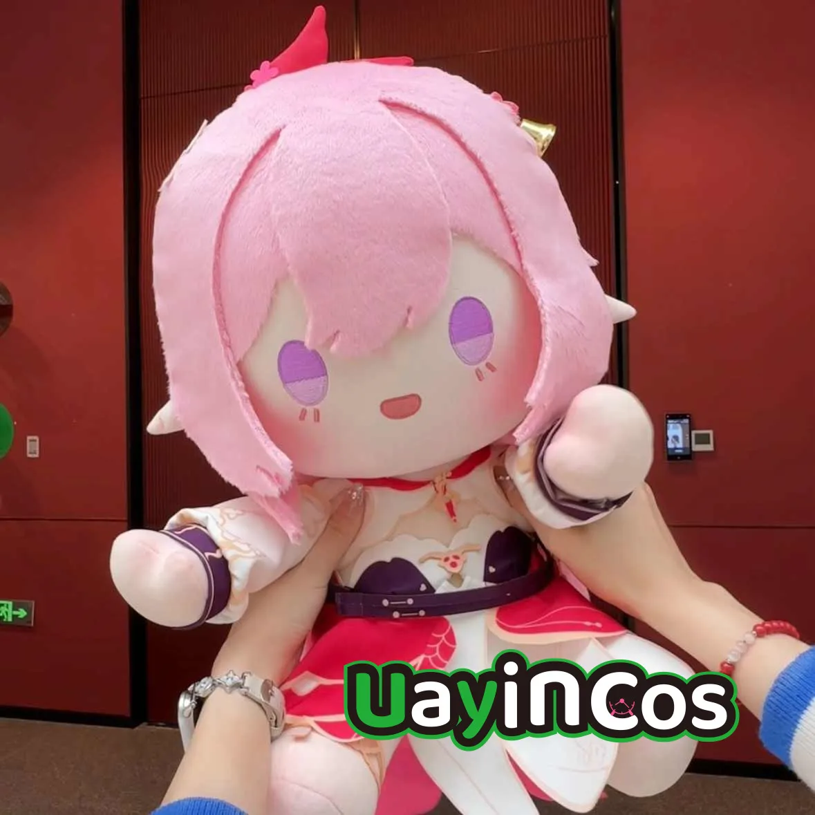 

40 см игра Honkai Impact 3 Elysia, мягкие плюшевые игрушки, плюшевая хлопковая кукла, одежда, мягкая подушка, аниме-фигурка, игрушка для детей, подарки