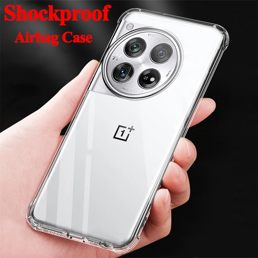 Clear Case for OnePlus 12 5G Soft Shockproof Silicone Phone Cases One Plus 12 OnePlus 12 Cover One Plus 12 Case