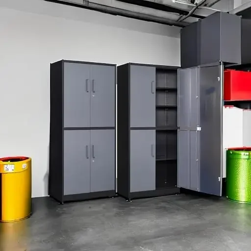 Metal Storage Cabinets With Doors And Shelves,71" Metal Garage Storage Cabinet with Lock,Metal Cabinet with Locking Doors