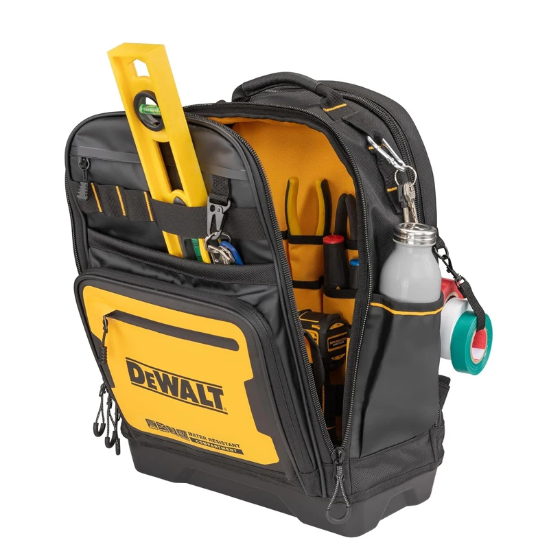 DEWALT oryginalny DWST60102 PRO plecak wodoodporny środek odstraszający kurz trwałe części do przechowywania narzędzi DIY przechowywanie zmniejszona