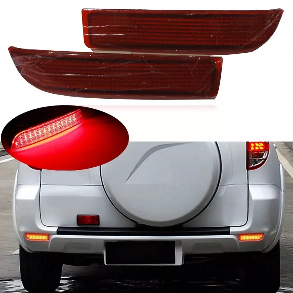 Newest Rear Bumper Reflectors Reflex Tail Lamps Red Lens For Toyota ​For 09-2012 Replacement Car Accessories Wholesale