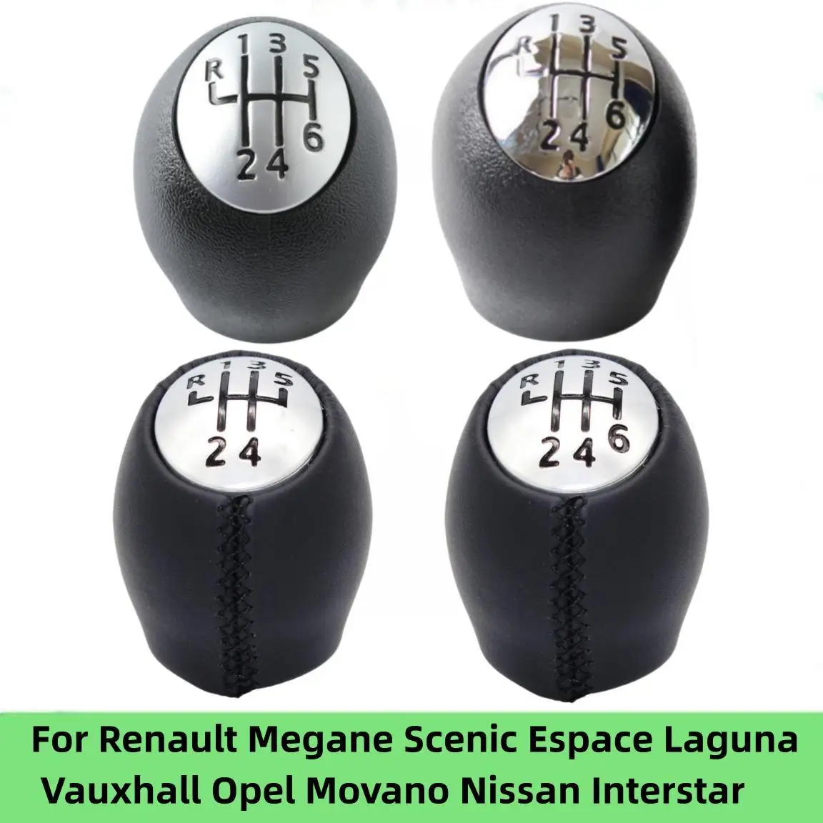 5/6 Speed Car Gear Shift Knob Lever Stick Pen For Renault Megane Scenic Espace Laguna Vauxhall Opel Movano Nissan Interstar