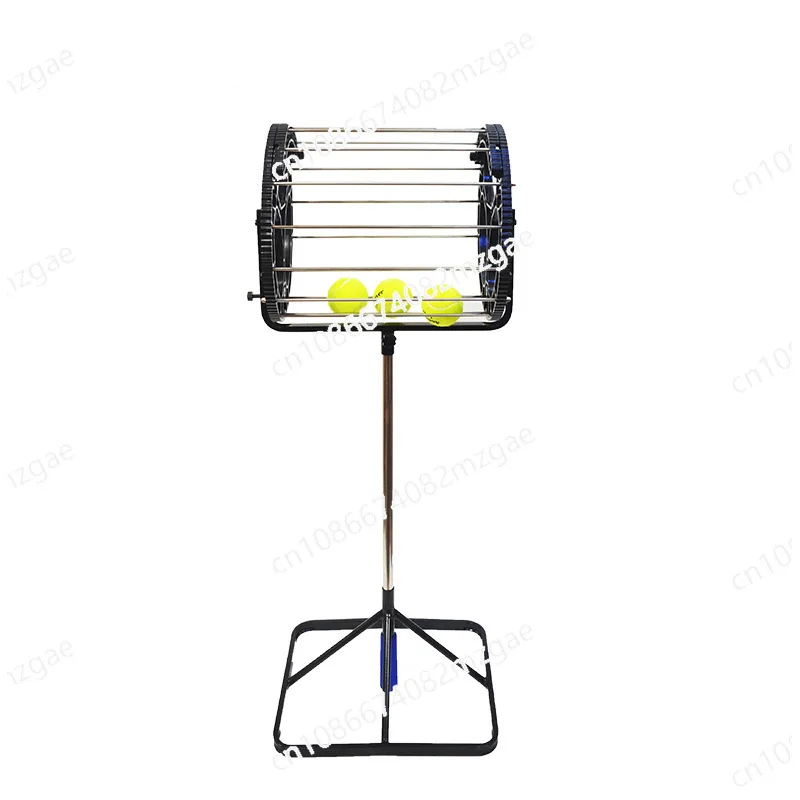 

Professional Tennis Ball Collector - Automatic Pick-Up Tube with 50-Ball Capacity, Training Basket for Courts & Clubs